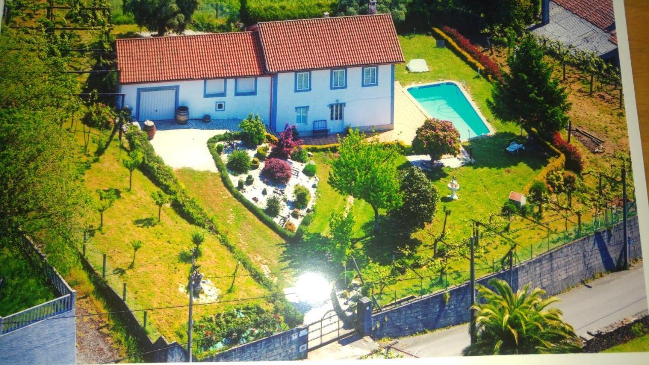 Vila Casa Tarrio Con Piscina - Santiago De Compostela Boqueixon Exteriér fotografie