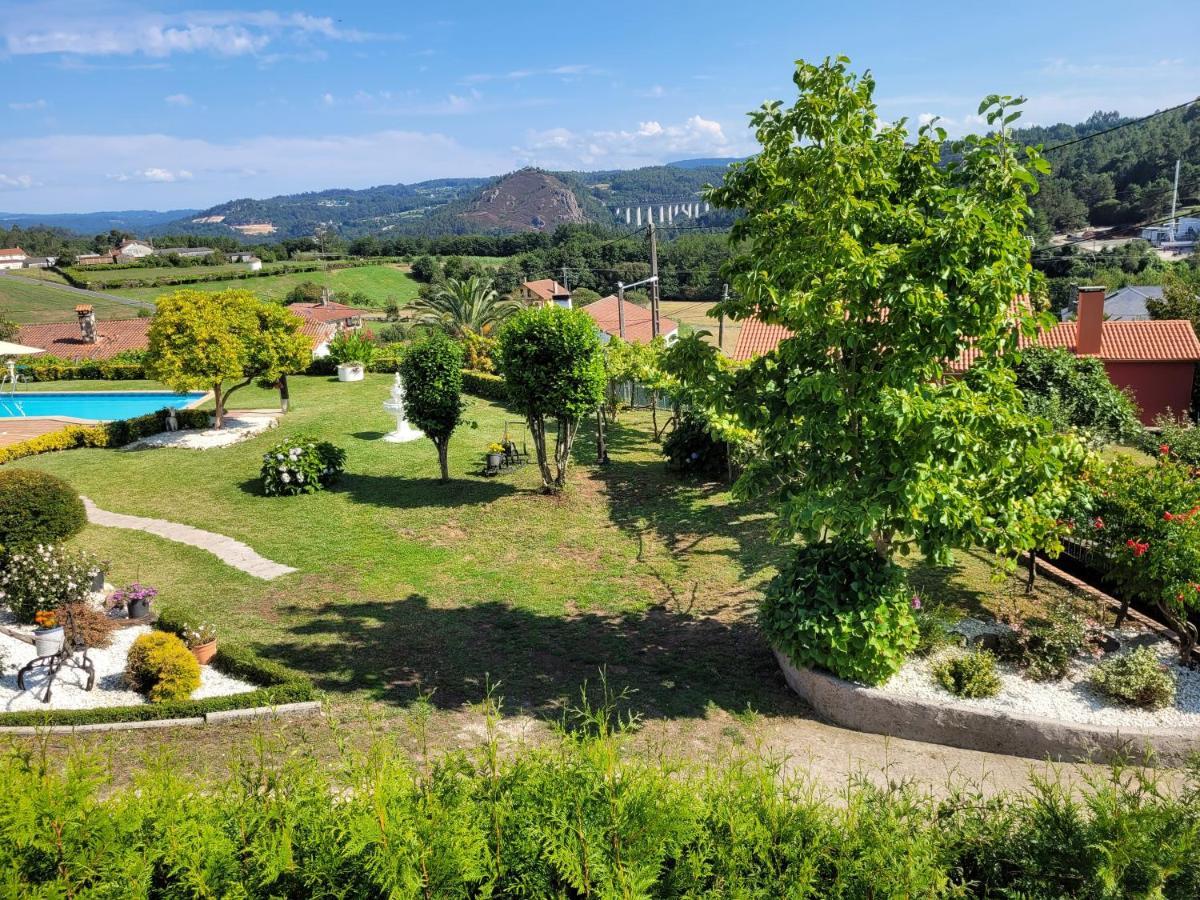 Vila Casa Tarrio Con Piscina - Santiago De Compostela Boqueixon Exteriér fotografie
