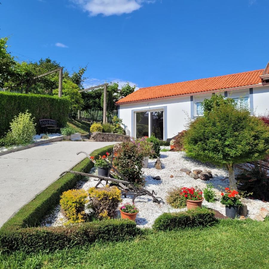 Vila Casa Tarrio Con Piscina - Santiago De Compostela Boqueixon Exteriér fotografie