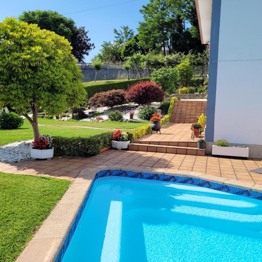 Vila Casa Tarrio Con Piscina - Santiago De Compostela Boqueixon Exteriér fotografie