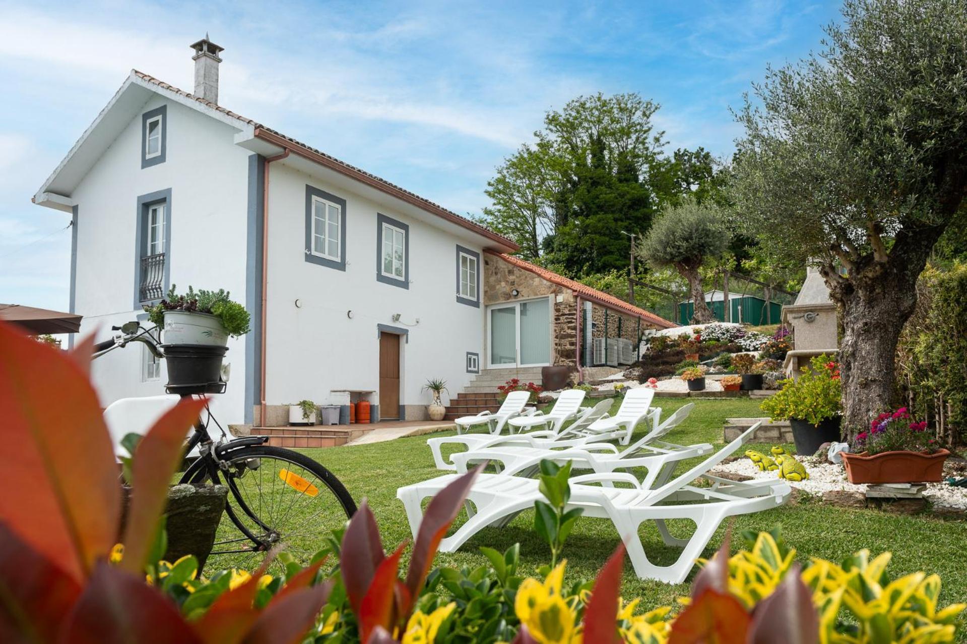 Vila Casa Tarrio Con Piscina - Santiago De Compostela Boqueixon Exteriér fotografie